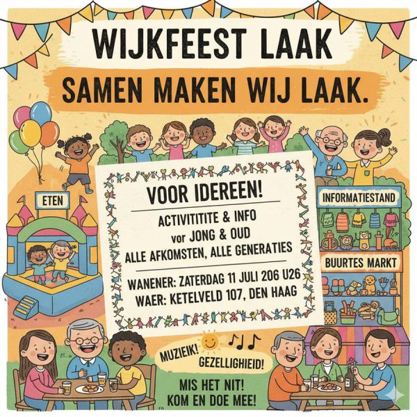 Wijkfeest Laak 2026 — Samen maken we Laak!